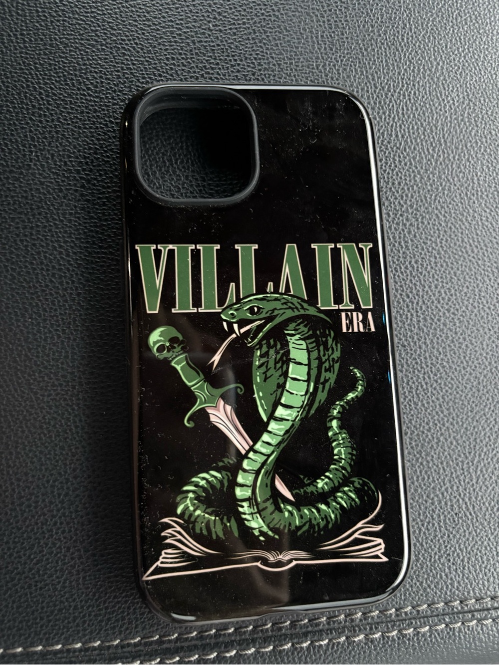 Black & Green Snake Villain Era Phone Case